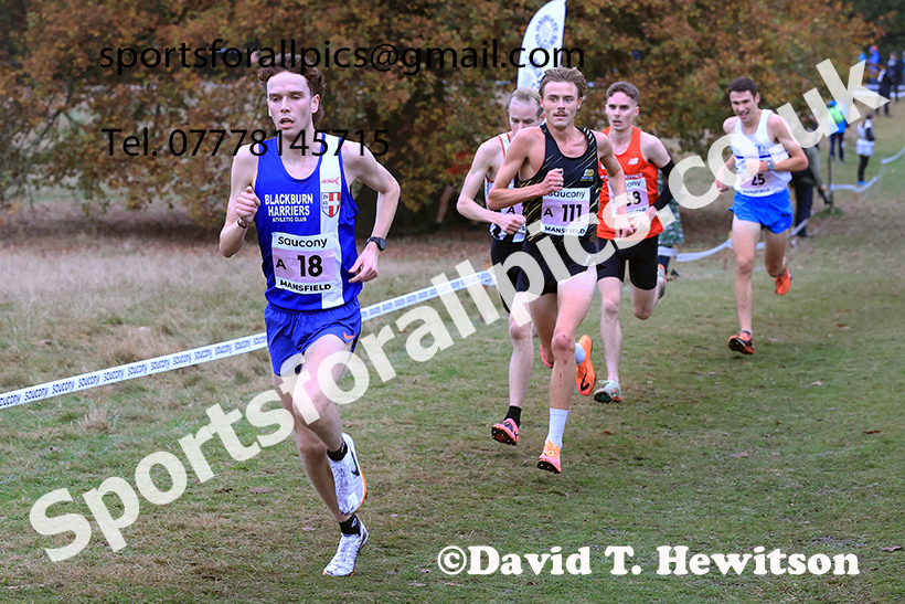 Senior Mens 2024 National Cross Country Relays, Berry Hill Park, Mansfield.   Photo: David T. Hewitson/Sports for All Pics